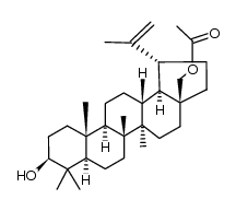 28-Acetoxy-betulin Structure