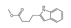 1H-Indole-2-butyric acid methyl ester结构式
