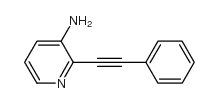 3-氨基-2-苯乙炔基吡啶结构式