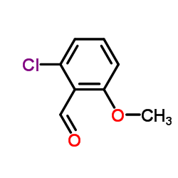 2-氯-6-甲氧基苯甲醛结构式