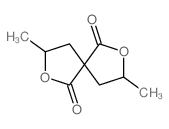 2,7-Dioxaspiro[4.4]nonane-1,6-dione,3,8-dimethyl- Structure