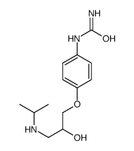 [4-[2-Hydroxy-3-(isopropylamino)propoxy]phenyl]urea Structure