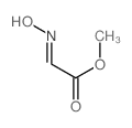 methyl (2Z)-2-hydroxyiminoacetate结构式