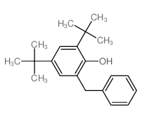 4,6-DI-tert-BUTYL-α-PHENYL-o-CRESOL结构式
