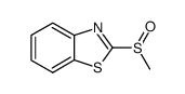 Benzothiazole, 2-(methylsulfinyl)- (7CI,8CI,9CI)结构式