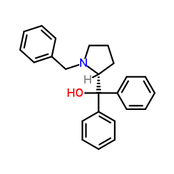 (R)-(1-Benzylpyrrolidin-2-yl)diphenylmethanol Structure