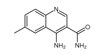 4-amino-6-methylquinoline-3-carboxamide结构式