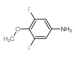 3,5-二氟-4-甲氧基苯胺结构式