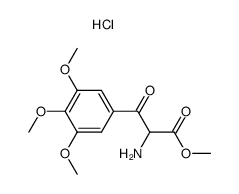 α-(3,4,5-Trimethoxyphenyl)acyl amino acid methyl ester hydrochloride结构式