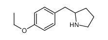 (9CI)-2-[(4-乙氧基苯基)甲基]-吡咯烷结构式