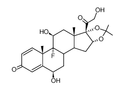 6Beta-羟基去炎松结构式