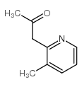 1-(3-甲基吡啶-2-基)丙酮结构式