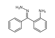 2-aminobenzophenone hydrazone Structure