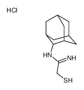 N'-(2-adamantyl)-2-sulfanylethanimidamide,hydrochloride Structure