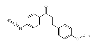 imino-[4-[(E)-3-(4-methoxyphenyl)prop-2-enoyl]phenyl]imino-azanium Structure