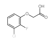 2-(3-chloro-2-fluoro-phenoxy)acetic acid structure