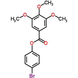 4-Bromophenyl 3,4,5-trimethoxybenzoate Structure
