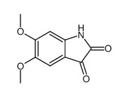 5,6-dimethoxyindoline-2,3-dione Structure