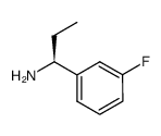 (S)-1-(3-fluoro-phenyl)-propylamine hydrochloride结构式