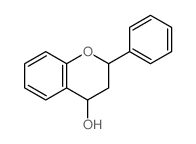2H-1-Benzopyran-4-ol,3,4-dihydro-2-phenyl- Structure
