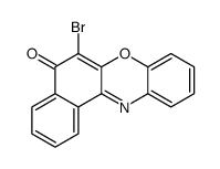 6-bromobenzo[a]phenoxazin-5-one结构式