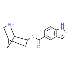 1H-Indazole-5-carboxamide,N-2-azabicyclo[2.2.1]hept-6-yl-(9CI) Structure