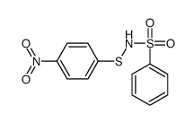 N-(4-nitrophenyl)sulfanylbenzenesulfonamide结构式