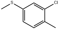 2-氯-4-甲巯基甲苯结构式