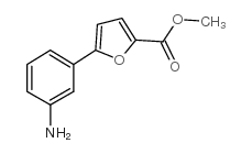 5-(3-aminophenyl)furan-2-carboxylic acid methyl ester Structure