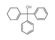 1-cyclohexenyl-diphenyl-methanol Structure