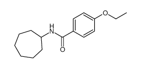 N-cycloheptyl-4-ethoxybenzamide结构式
