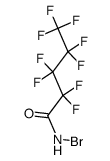 N-bromo-2,2,3,3,4,4,5,5,5-nonafluoropentanamide结构式