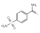 4-sulfamoylbenzenecarbothioamide结构式