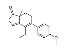 3-methoxy-5,6-secoestra-1,3,5(10),8,14-pentaene-17-one结构式