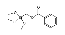 (benzoyloxymethyl)trimethoxysilane Structure