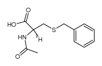 N-acetyl-S-benzyl-DL-(α-(2)H)cysteine结构式