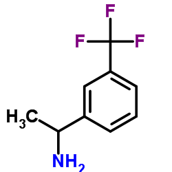 1-(3-三氟甲基苯基)乙胺结构式