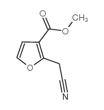 2-氰基甲基-3-呋喃甲酸甲酯结构式