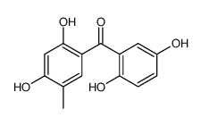 (2,4-dihydroxy-5-methylphenyl)-(2,5-dihydroxyphenyl)methanone Structure