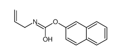 naphthalen-2-yl N-prop-2-enylcarbamate结构式