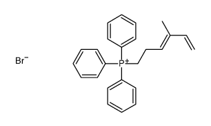 4-methylhexa-3,5-dienyl(triphenyl)phosphanium,bromide Structure