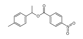 1-(p-methylphenyl)ethyl p-nitrobenzoate结构式