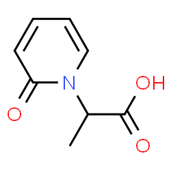 2-(2-氧代吡啶-1(2H)-基)丙酸结构式