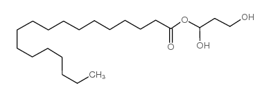 2-十八烷酸单甘油酯结构式