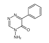 4-amino-6-phenyl-1,2,4-triazin-5-one Structure
