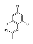 N-(2,4,6-trichlorophenyl)ethanethioamide结构式