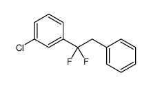1-chloro-3-(1,1-difluoro-2-phenylethyl)benzene Structure