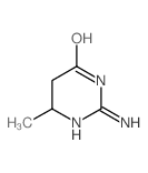 4 (1H)-Pyrimidinone, 2-amino-5,6-dihydro-6-methyl-结构式