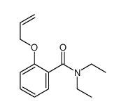 N,N-Diethyl-2-(allyloxy)benzamide结构式