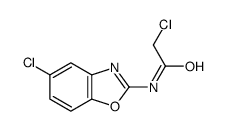 2-Chloro-N-(5-chlorobenzo[d]oxazol-2-yl)acetamide Structure